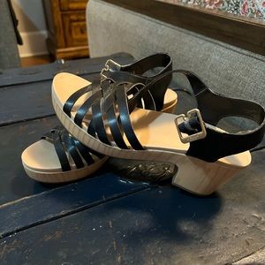 Dr Scholl's - "First of All" Black Sandals